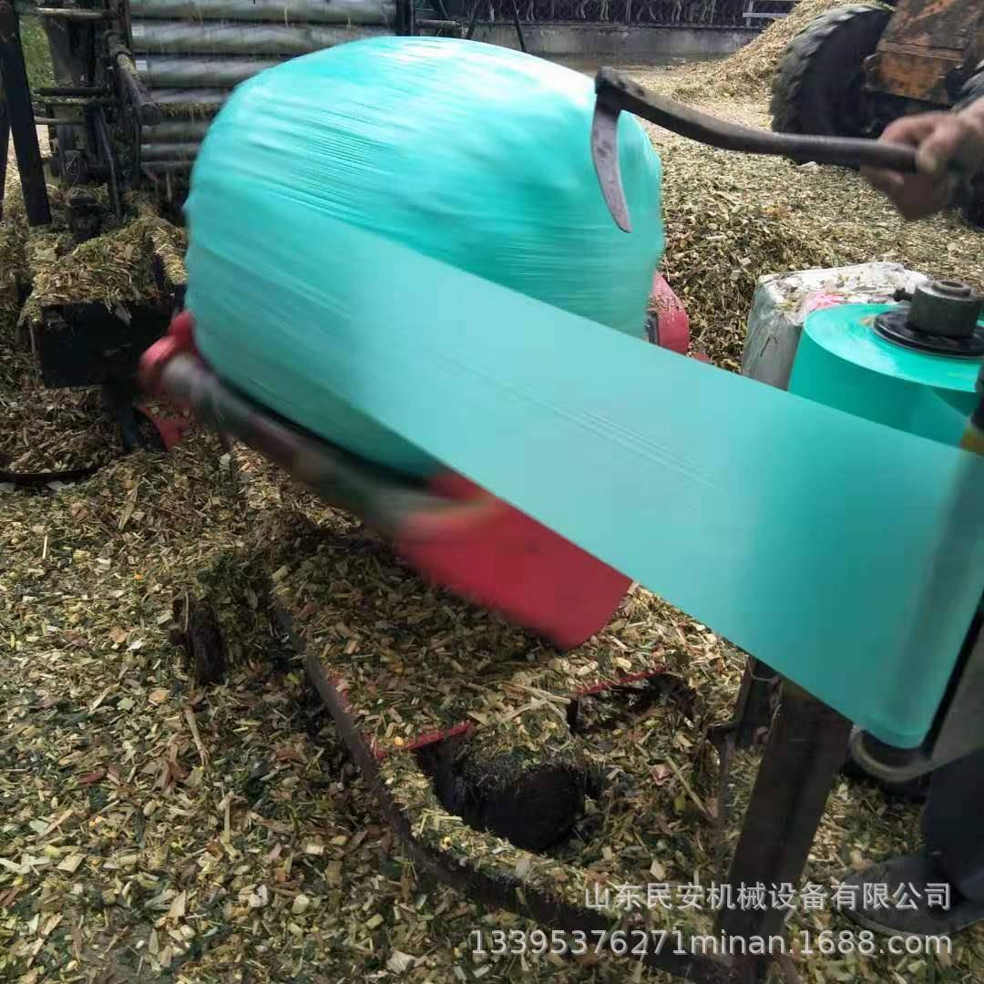 秸秆饲料发酵膜 25cm拉伸缠绕耐温PE牧草膜 抗氧化青储打包膜
