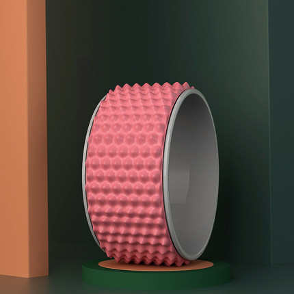 彩色瑜伽轮开背初学者普拉提圈魔力环美肩后弯女神滚背瑜伽轮