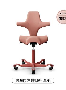 正品挪威进口HAG Capisco骑马椅真皮款人体电工学脑公椅 护羊毛软