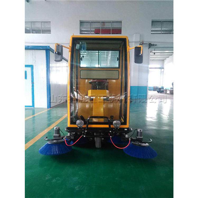 树叶电动清扫车 小区马路街车道清理物业 QUP小区园区清洁地扫车