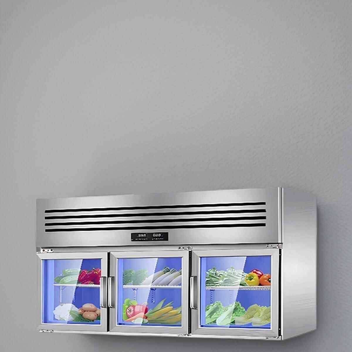 挂墙式冷藏柜冷冻吊柜子母柜冰箱操作台上柜壁挂式保鲜冰箱展示柜,厨房电器,展示柜,淘宝优惠券,粉丝福利购,淘宝优惠卷