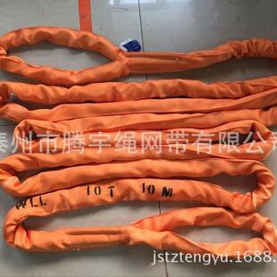 10T 带柔性吊双扣吊带10柔性双扣TX8 8M圆带形吊带吨108米起重吊装