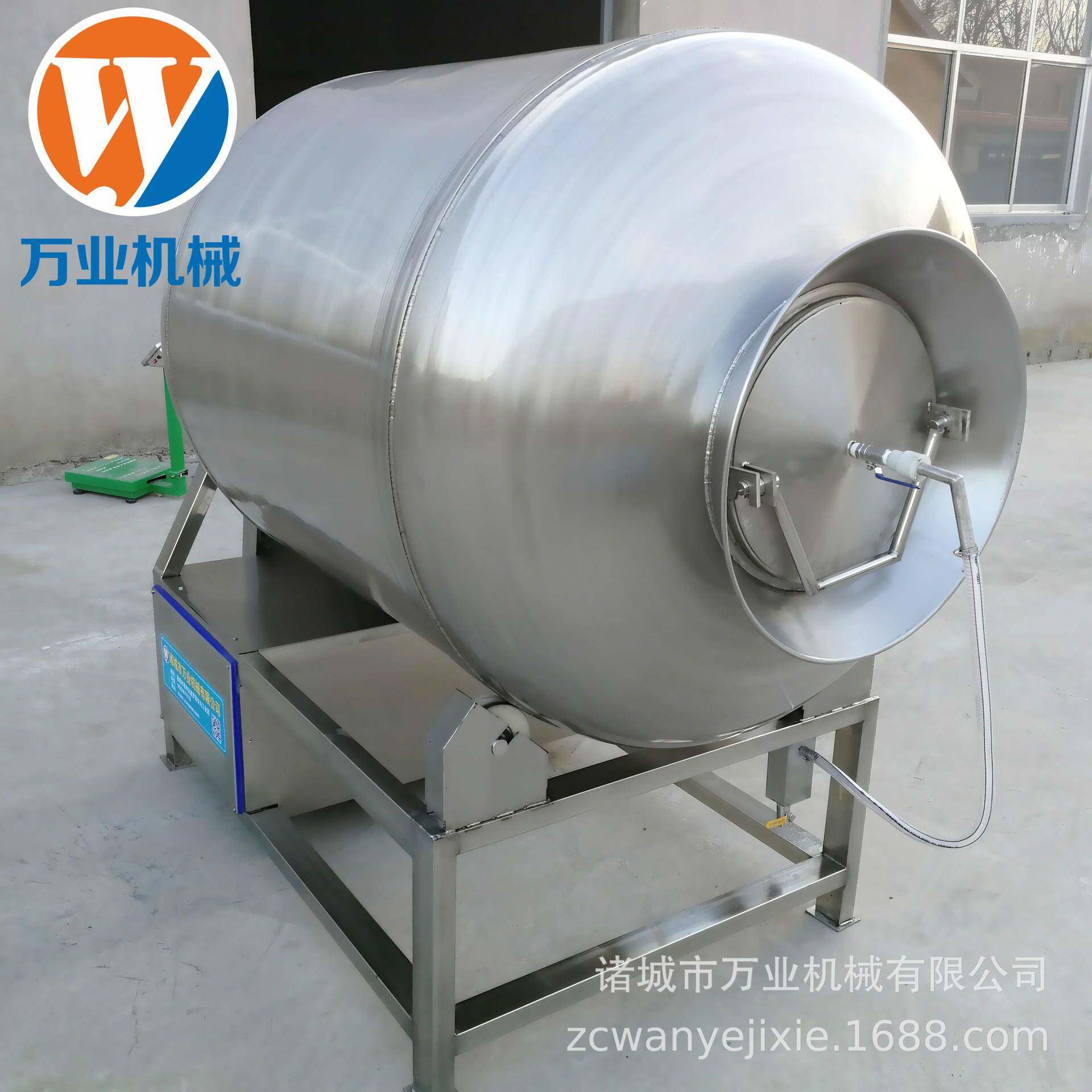 厂家供应不锈钢真空滚揉机奥尔良烤鸡翅腌制用滚揉机定制