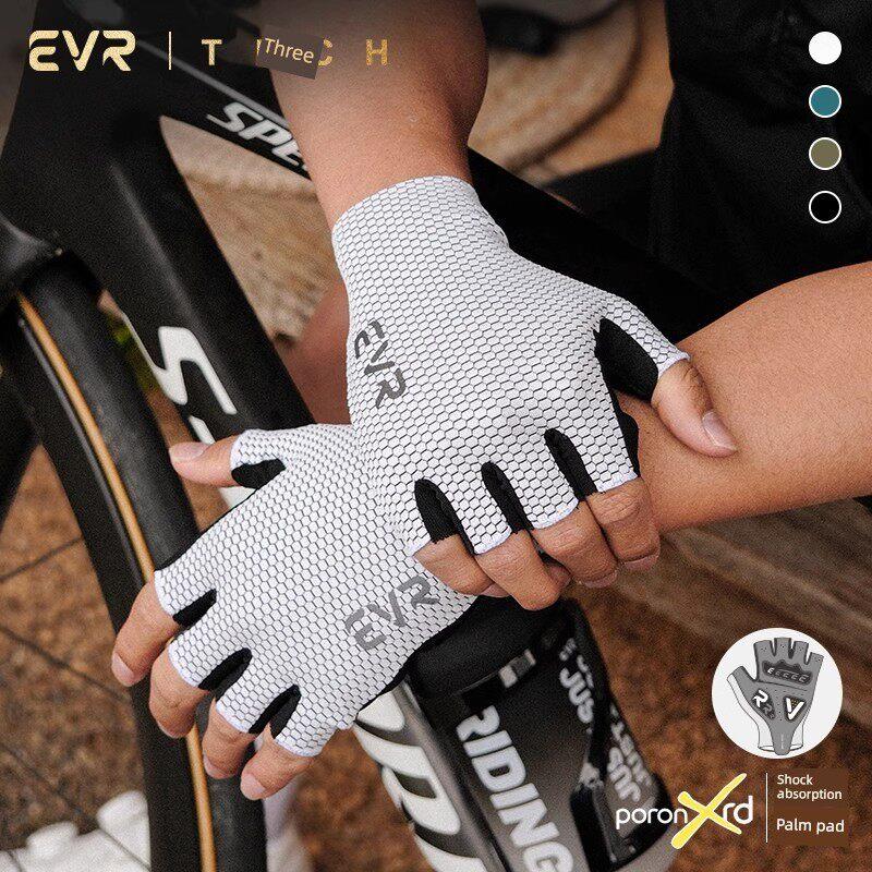 Evr-Riding短指手套春季和夏季减震透气半指路自行车的男子和女子