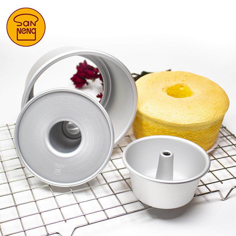 三能圆型活底中空戚风阳极蛋糕模 中空烟囱模蛋糕模具 SN5234