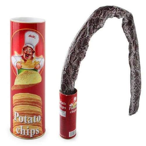 Spoof Jokes Reusable Fake Snake Toys Jump Magic Tricks