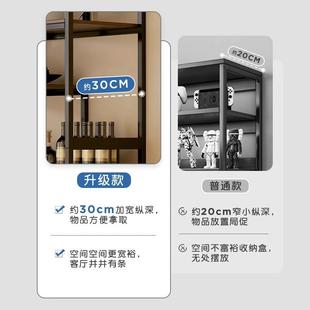酒柜靠墙客厅展示柜商用酒架2025年新款 新中式 家用柜子储物柜饭店