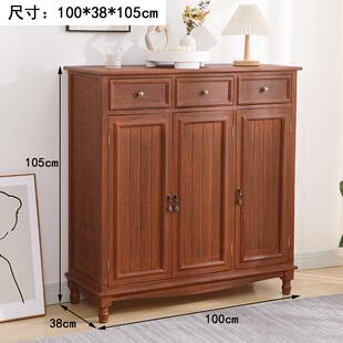正品鞋柜家用大容玄关纯实木特价收量纳经济型多体层进门一靠墙阳