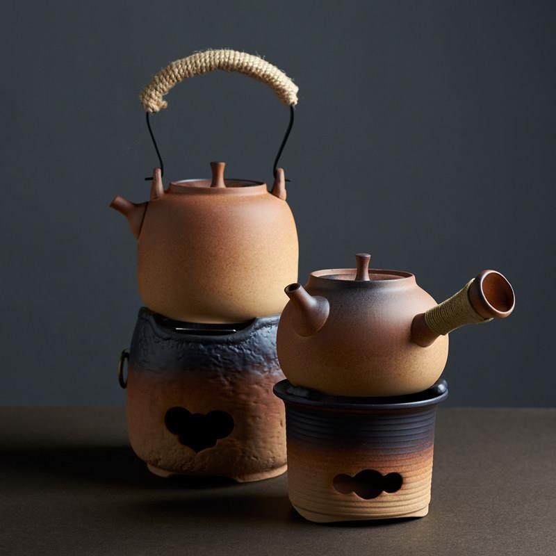 家用陶瓷煮茶壶侧把煮水壶户外泡茶壶网红围炉煮茶器明火干烧碳烤,餐饮具,煮茶炉,淘宝优惠券,粉丝福利购,淘宝优惠卷