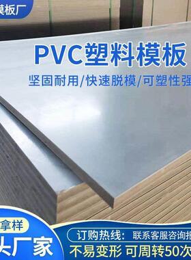 pvc建筑模板塑料吊顶板木工板混凝土浇筑防水板材12*24大板模板