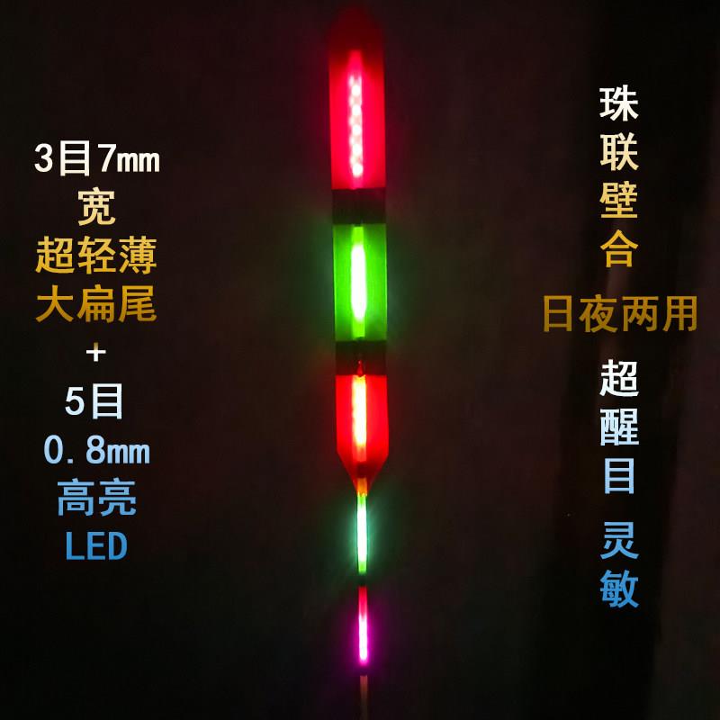 老曹口口中高灵敏超醒目高亮LED路滑远投电子夜光漂日夜两用78.12