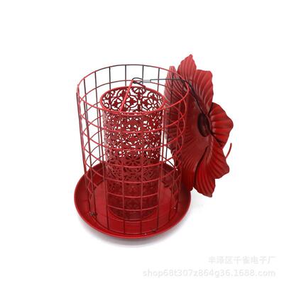 Squirrel Proof Bird Feeder 现货户外悬挂式金属防松鼠