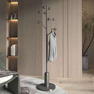 家用落地小型金属衣帽架室内房间挂衣服的架子卧室挂衣架
