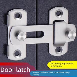 304不锈钢门扣插销钢门插销保险栓移门搭扣小号宠物笼门锁扣