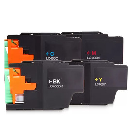 适用兄弟LC400BK墨盒黑色彩色CMY MFC-J430W J625dW J825DW J5910DW J6710DW 6910DW打印机墨盒
