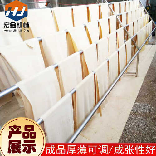 创业大型千张机生产线源头厂货创业豆制品商用不锈钢全自动千张机