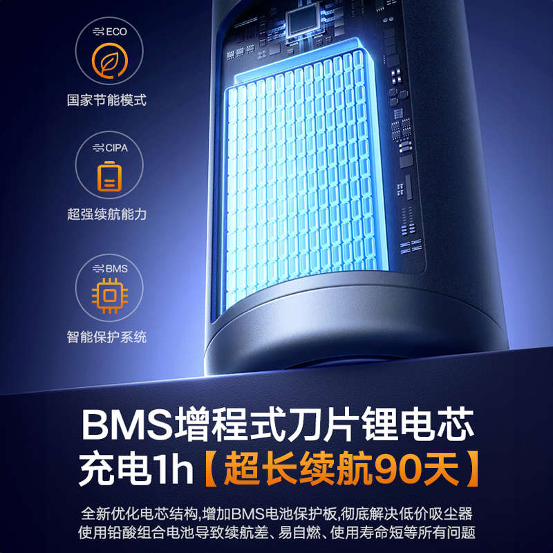 徕本车载吸尘器无线汽车家用车内小型手持式充电大功率超强力吸力