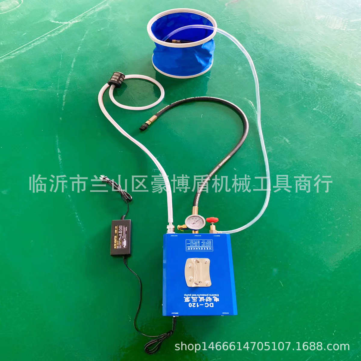 DC-120家装专用电动试压泵手提式小型PPR地暖水管试压机管道打压