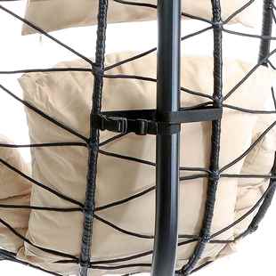 叠户外庭院秋千吊椅摇椅篮藤家用阳单人鸟巢吊WYO台篮折休闲椅