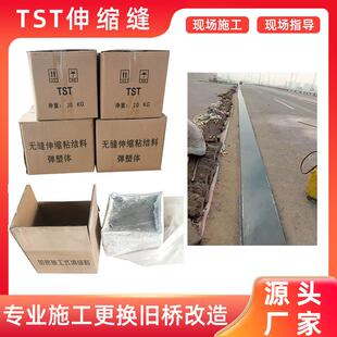 桥梁伸缩缝沥青加热施工碎石粘接料 TST伸缩缝弹塑体填充式