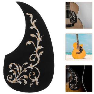 Black Comma Guitar Pickguard Self Adhesive Anti Plate