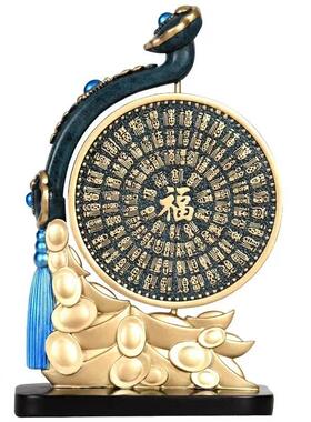 新中式招财百福如意摆件客厅玄关酒柜书房装饰品乔迁新居开业送礼