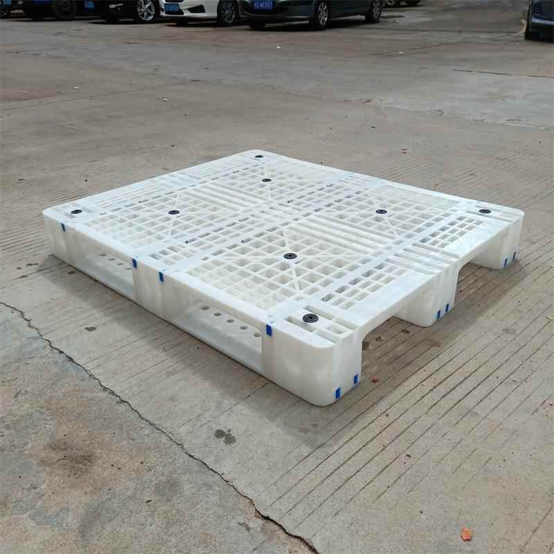 网格白色重型川字卡板仓库周转运输货架托盘塑料防滑塑胶防潮板