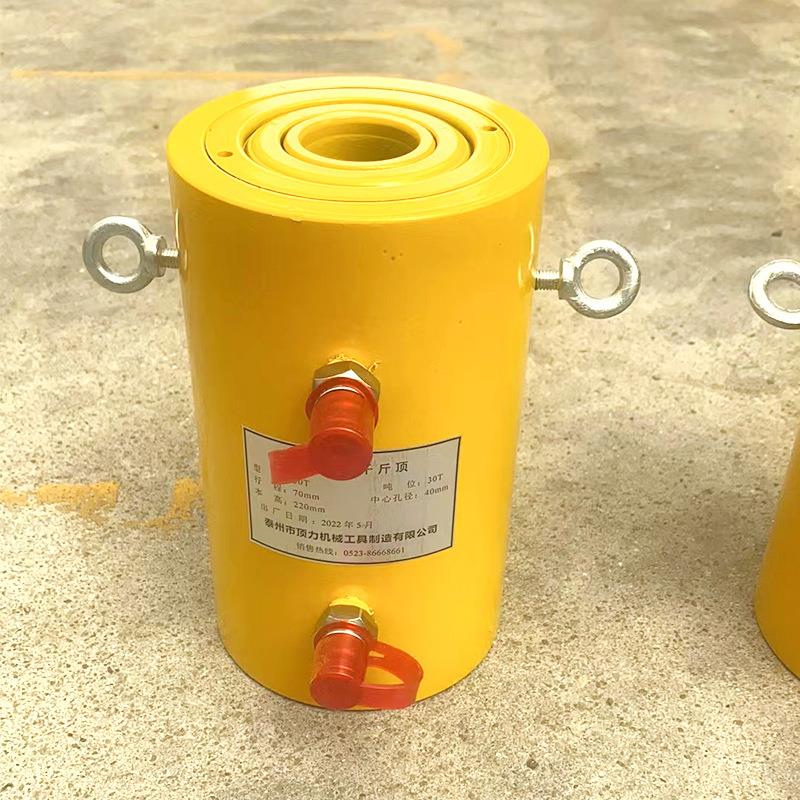 RR双作用液压千斤顶10T双动式液压油缸起重器桥梁电动同步大吨位