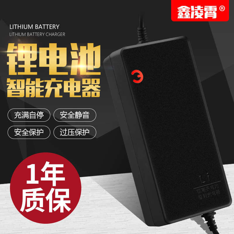 锂电池充电器24V36V48V2AV60V54.6V42V3A滑板车独轮车哈雷电动车