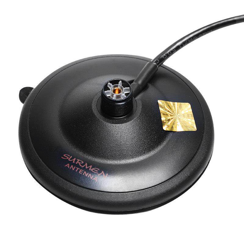 SURMEN 新名 K707M 薄型强力车载天线小吸盘 真空磁铁双重吸力