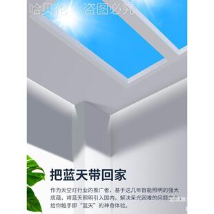 吸顶灯天空厨房卫间天329蓝智能灯吊顶生仿自光灯天窗然晴空其它