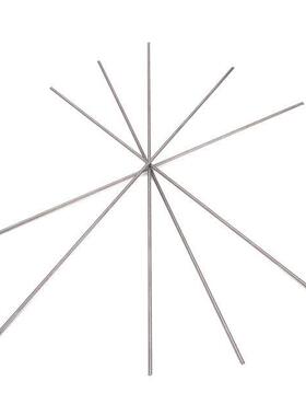 5pcs 250mm Length Titanium Ti Grade 5 GR5 Metal Rod Bar 2mm