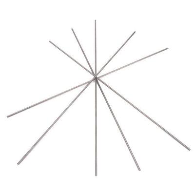 5pcs 250mm Length Titanium Ti Grade 5 GR5 Metal Rod Bar 2mm