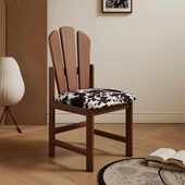 中古实木餐椅设计师创意艺术家用书桌椅咖啡厅休闲椅个性 梳妆椅子