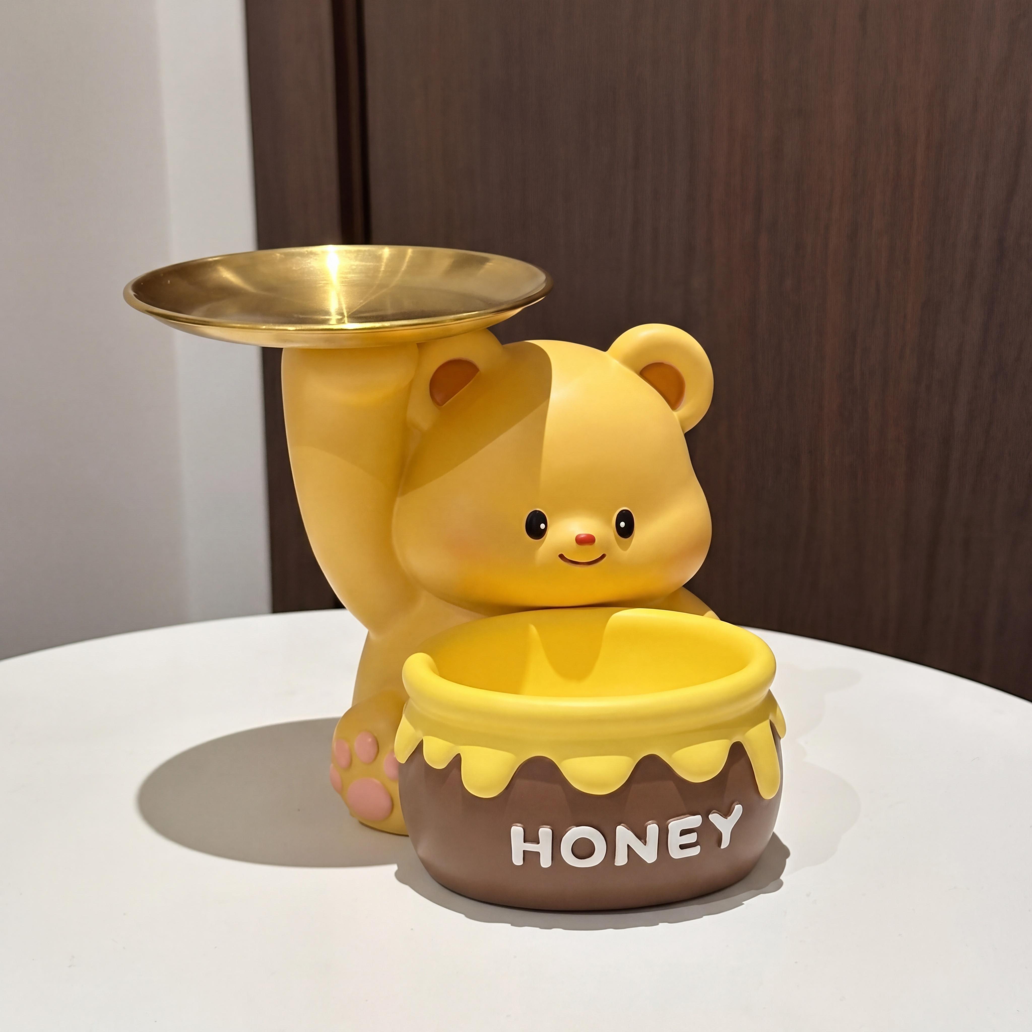 新家的100个快递 | 小熊钥匙收纳玄关摆件桌面客厅装饰品家居好物