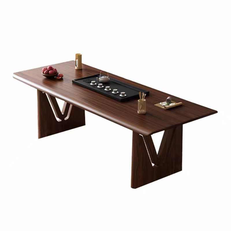 大板泡茶家用现代组合办公一体中式椅乌实木茶桌台简约干湿新金木