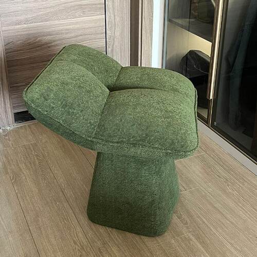 设计师创意化妆凳可旋转凳子轻奢卧室单人小沙发家用衣帽间梳妆椅