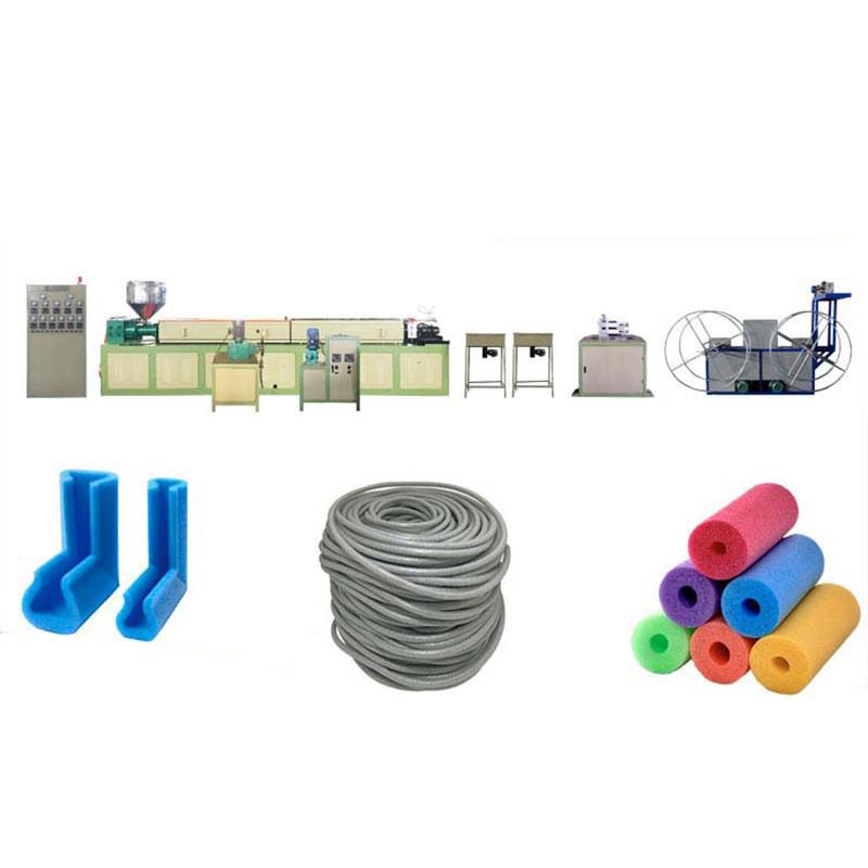 epe珍珠棉管棒机械 发泡型材设备 空调保温管机 滚边条机