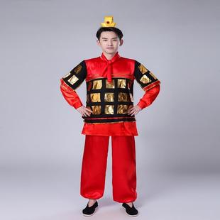 秦兵兵服将军三国将领天兵天将古代士兵演出服男汉服盔甲