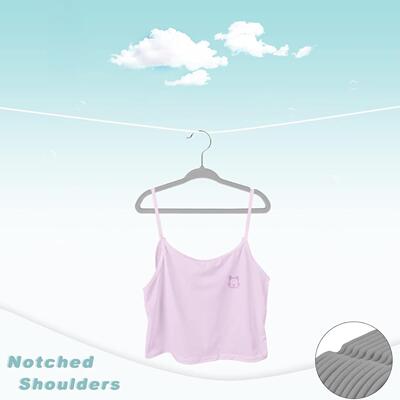 28cm non slip kid velvet clothes hanger baby hangers holder