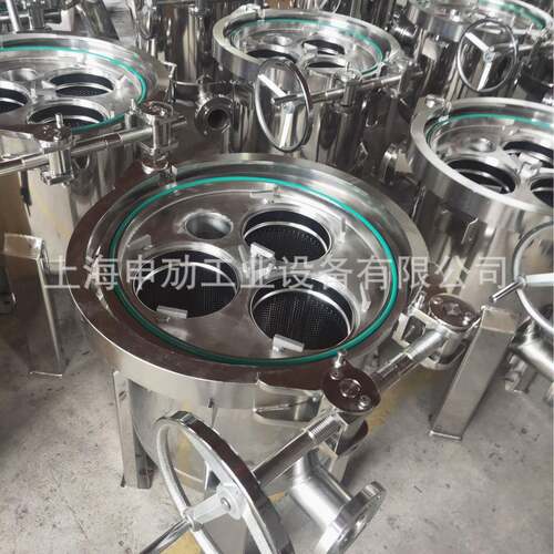 抱箍式快开袋式过滤机汽车涂装电泳镜面抛光4袋式过滤机过滤器