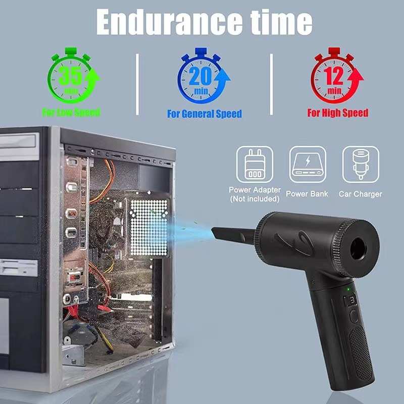 手持吸尘器无线车载吹尘器车家两用键盘机箱大功率吹尘器吸吹一体