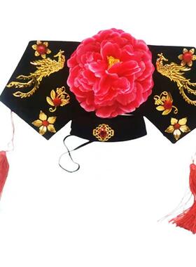 狗狗皇帝帽宫廷头饰创意搞怪猫咪头套宠物秦始皇头冠COS拍照出片