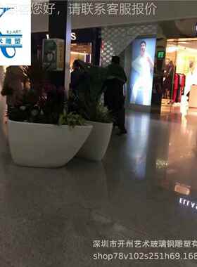出商售79466个性场花异瓶热销形酒店店花器花盆户外商场酒美陈摆