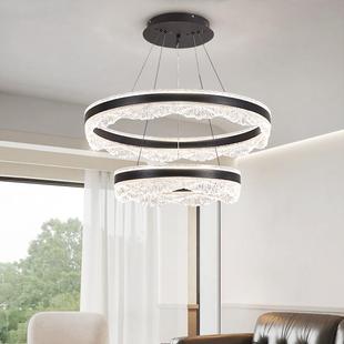 客厅灯吊灯全光谱意式 设计师高级感圆形大厅主灯 轻奢极简2025新款