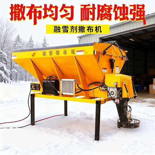 融雪剂撒布机车载式路面除冰洒公路撒盐机市政道路除雪设备洒布机