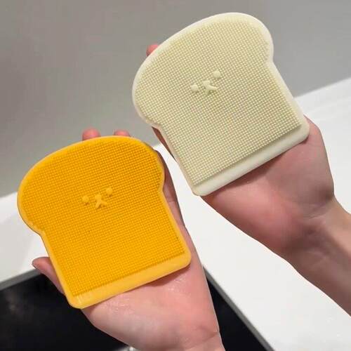 家用果蔬清洁刷矽胶洗碗刷易清洗污不沾油抹布厨房多功能刷可磁吸