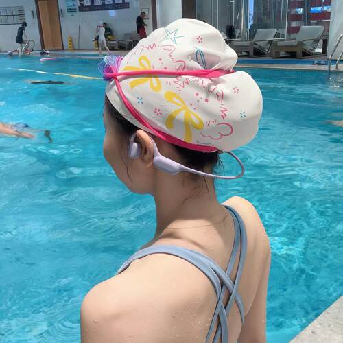 【游泳搭子】泳帽成人儿童加大不勒头高颜值防水大头围可爱游泳帽