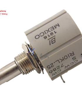 精密多匝电位器Ccw Cw S 7286 R1K 2K 5K 10K 2W功率10匝