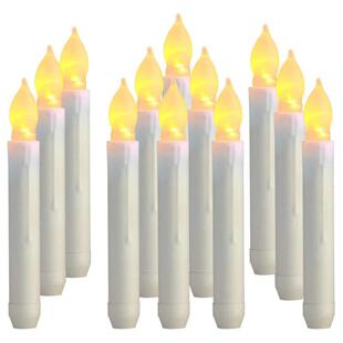 Flameless Candles 12 PCS Led Candles 6.9 Inch Battery Operat